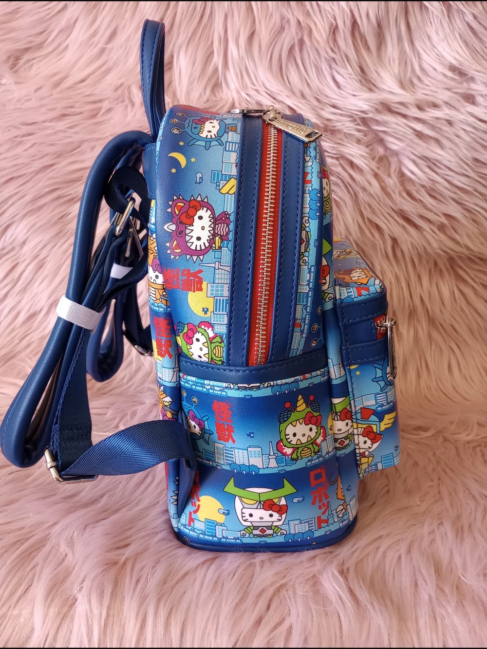 SDCC 2020 Exclusive Hello Kitty Kaiju Loungefly Mini Backpack